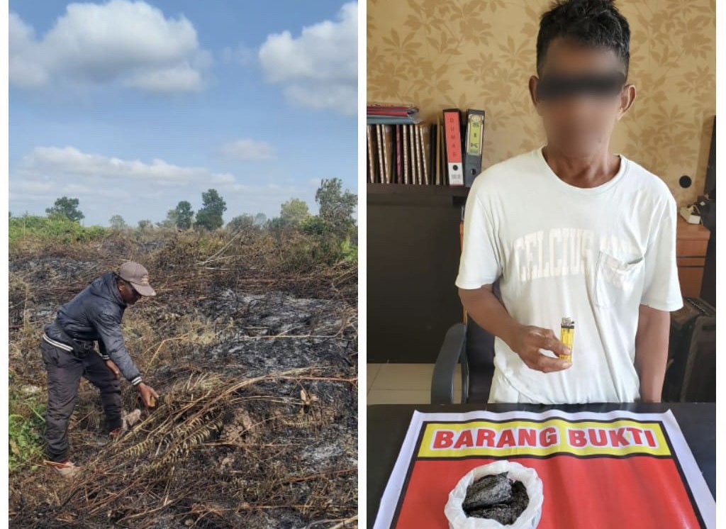 Polisi Tindak Tegas Pelaku Pembakar Hutan dan Lahan, Satu Warga Handil Sohor Terancam Dipenjara