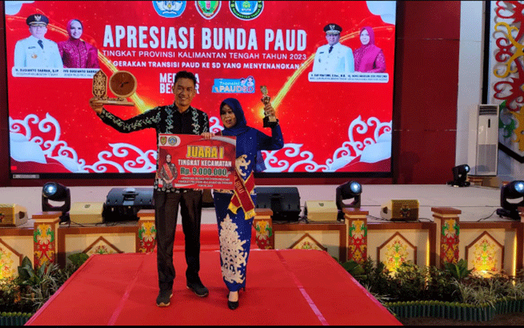 Keren! Bunda PAUD Mentaya Hulu Juara Satu Tingkat Provinsi Kalteng