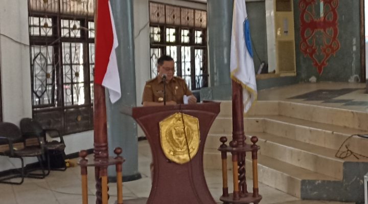 Bupati Kotim Halikinnor memberikan sambutan.