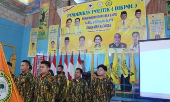DPD Partai Golkar Kabupaten Katingan menggelar Pendidikan Politik di Kasongan.
