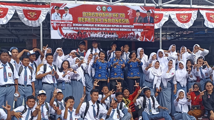 Ini Harapan Kepala SMPN 2 Sampit kepada Siswa di HUT ke-78 RI