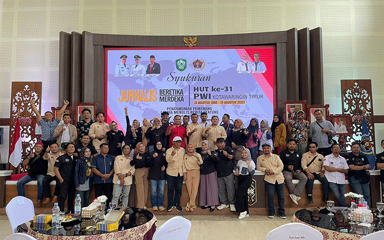 PWI Kotim Gelar Syukuran, Ini Pesan Fajrurrahman