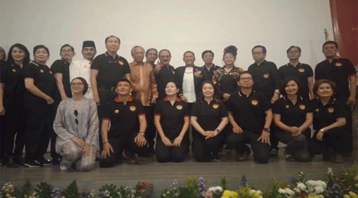 Foto bersama usai deklarasi Bhineka Tionghoa Nasionalis Indonesia atau BTNI.