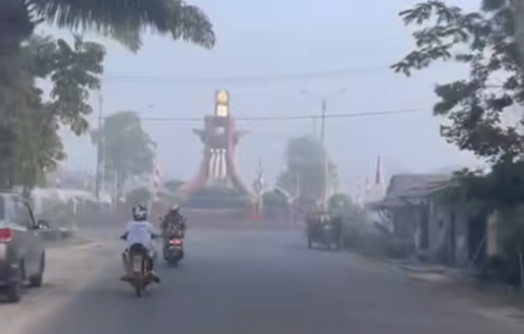 Udara di Kotim Mulai Tidak Sehat, Warga Disarankan Pakai Masker dan Perbanyak Minum Air Putih