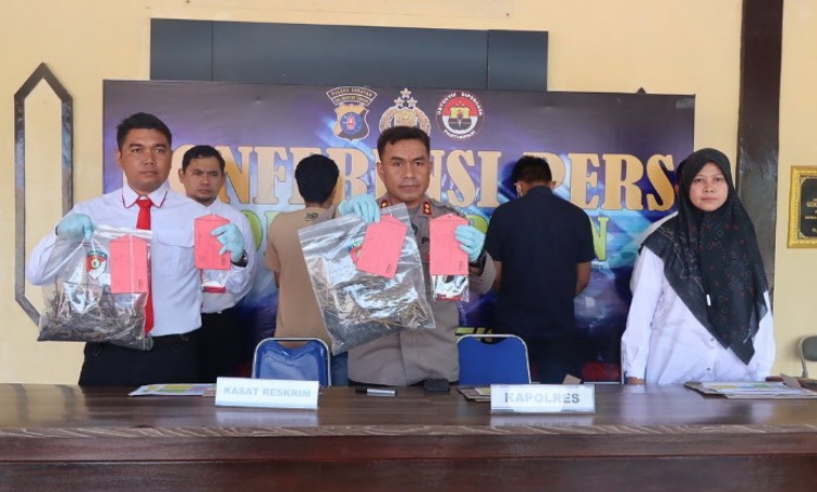 Dua Pelaku Pembakaran Lahan Diamankan Polres Seruyan