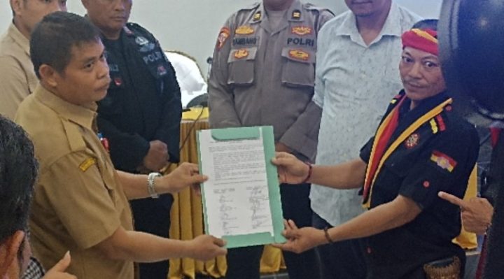 Kesepakatan hasil pertemuan lanjutan TBBR dengan Pemkab Kotim, Senin 14 Agustus 2023.