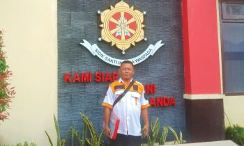 Kristiawan Bangkan, Ahli waris pemegang SK Wali Kota 07 usai memberikan keterangan di Ditreskrimum Polda Kalteng.