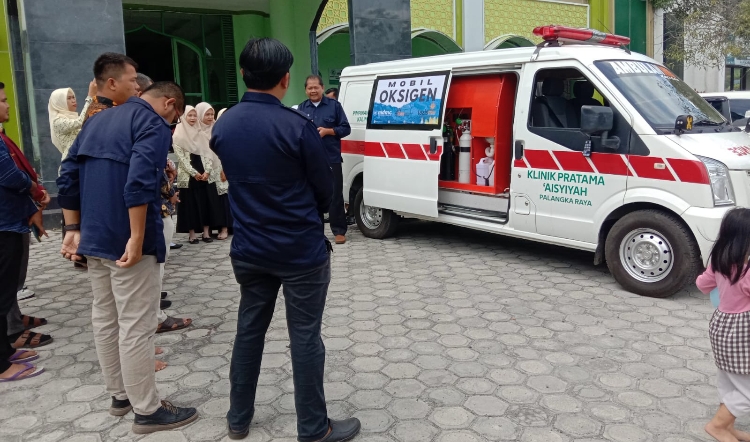 Muhammadiyah Kalteng Meluncurkan Mobil dan Rumah Singgah Oksigen