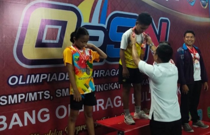 Atlet Bulu Tangkis Puteri Kotim Sabet Medali Emas O2SN SD Tingkat Provinsi Kalteng
