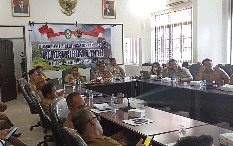Pemkab Kotim Bahas Landreform Redistribusi Tanah Sebanyak 1000 Bidang
