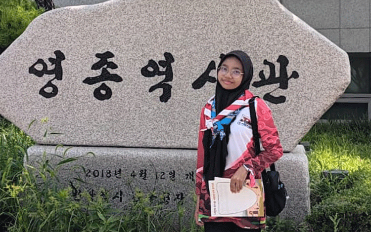 Siswi SMAN 2 Sampit Bangga Ikut Jambore Dunia di Korea Selatan