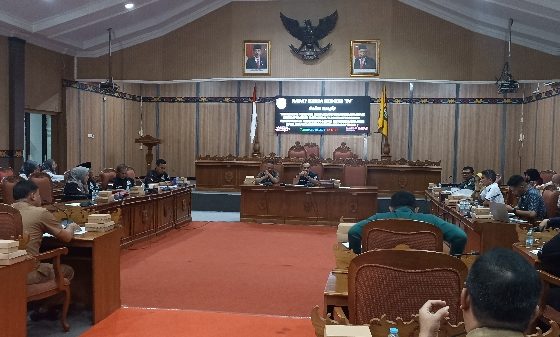 Suasana Rapat Kerja Komisi IV DPRD Kotim, Selasa 8 Agustus 2023.