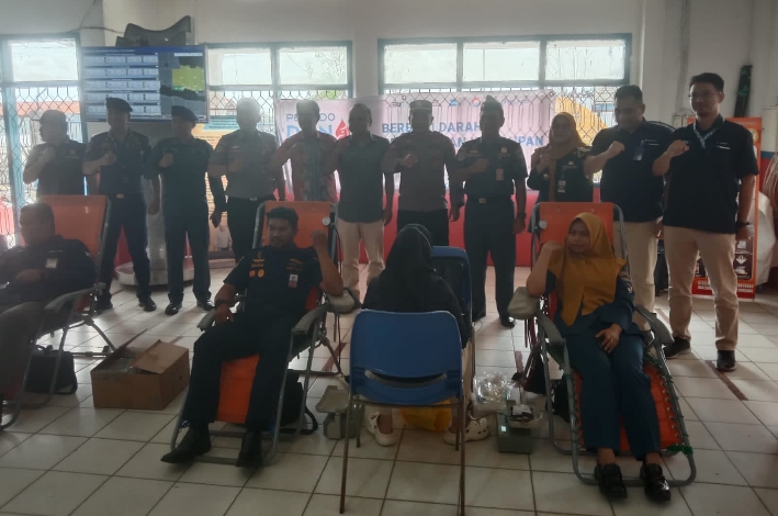 Dishub Kotim Menggelar Bakti Sosial Donor Darah Memperingati Harhubnas