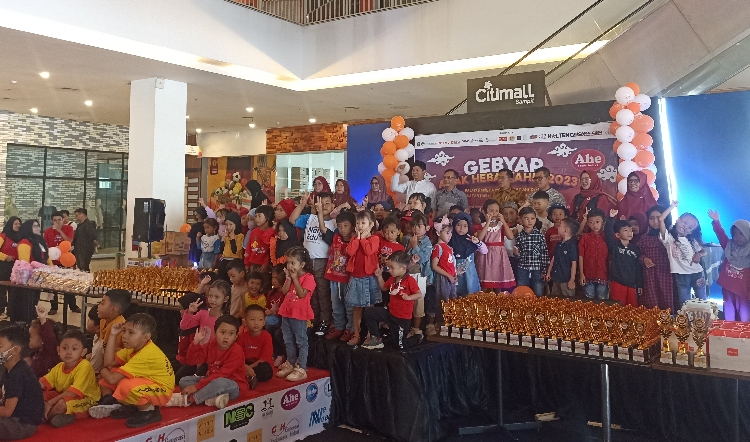 400 Pelajar TK dan SD Meriahkan Gebyar AHE di Citimall Sampit