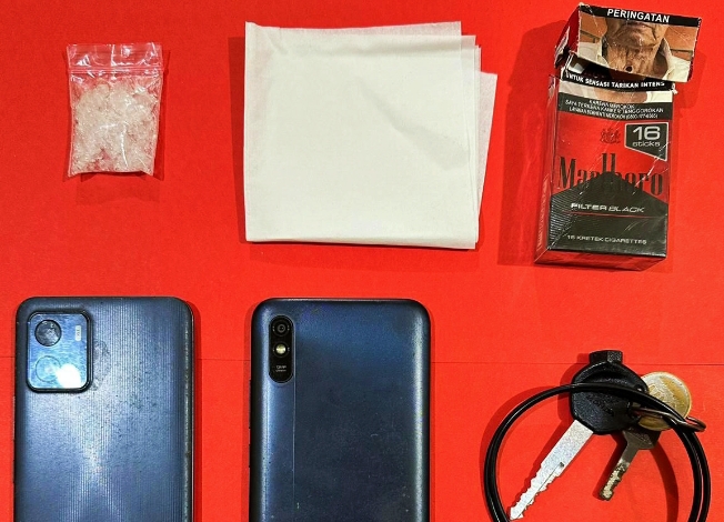 Polisi Ringkus Dua Pria Terlibat Narkoba di Palangka Raya