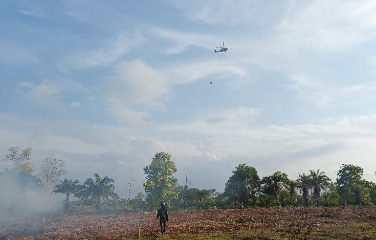 Desa Bukit Indah dan Tumbang Batu Terpantau Titik Panas