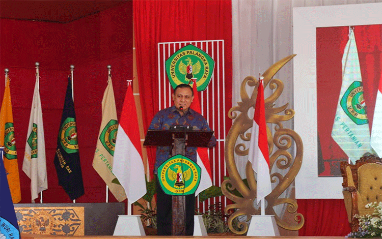 Ketua KPK Beri Kuliah Umum Anti Korupsi di Universitas Palangka Raya