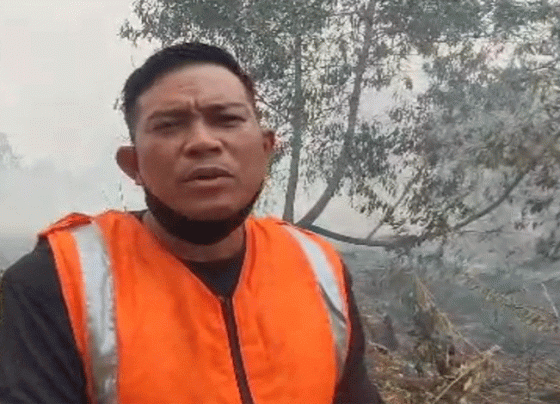 Ketua RT 35 Kelurahan Baamang Barat Januar Ihsan.