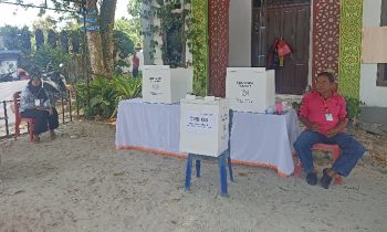 Pelaksanaan pilkades di Desa Eka Bahurui, Mentawa Baru Ketapang, Kotim, Sabtu 23 September 2023