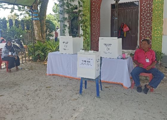 Pelaksanaan pilkades di Desa Eka Bahurui, Mentawa Baru Ketapang, Kotim, Sabtu 23 September 2023