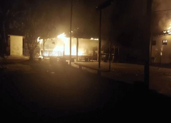 Penggalan video yang menyebut pembakaran di PT Hamparan