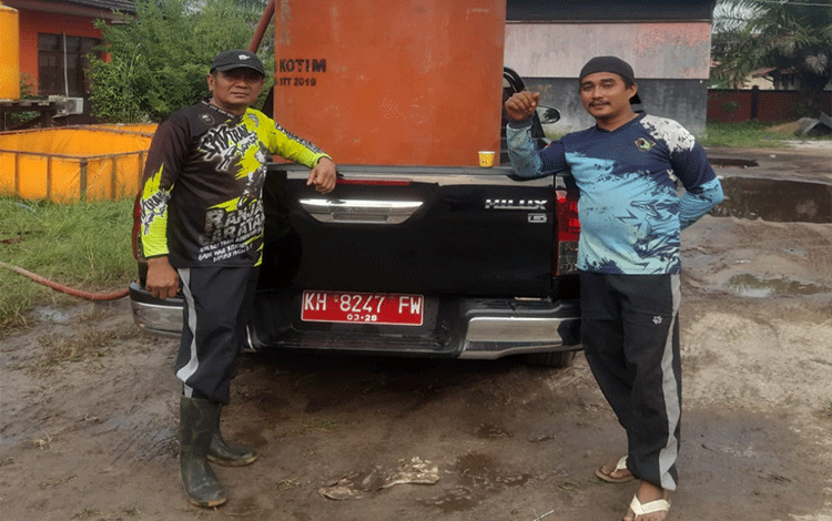 OPD Kotim Turut Bantu Penyediaan Air untuk Pemadaman Kebakaran Lahan