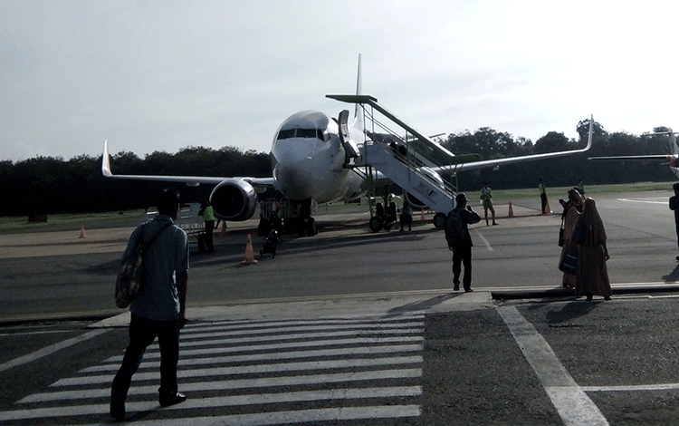 Kabut Asap Belum Ganggu Penerbangan di Bandara H Asan Sampit
