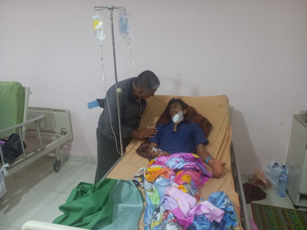 Kondisi Korban Luka di Desa Pelataran Mulai Membaik