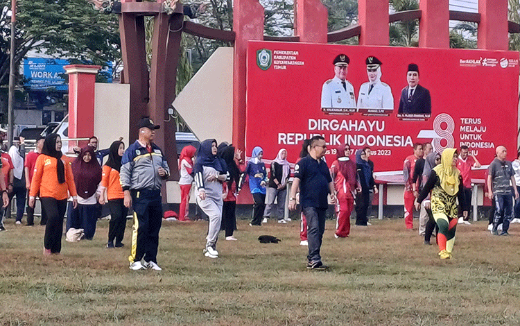 Dispora Kotim Buka Fasilitas Olahraga Gratis untuk ASN