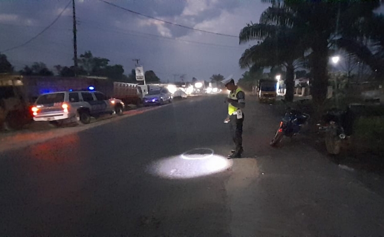Ini Kronologi Adu Banteng Dua Sepeda Motor di Sudirman Km 3 Sampit