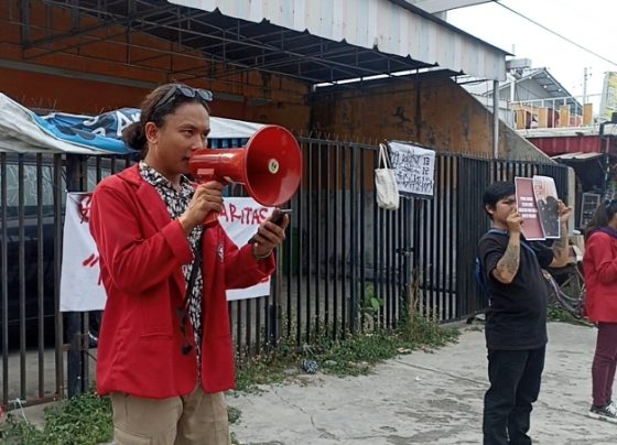 Aksi solidaritas Bangkal di Sampit, BEM UNDA suarakan catatan kekerasan aparat pada konflik agraria, Sabtu 14 Oktober 2023