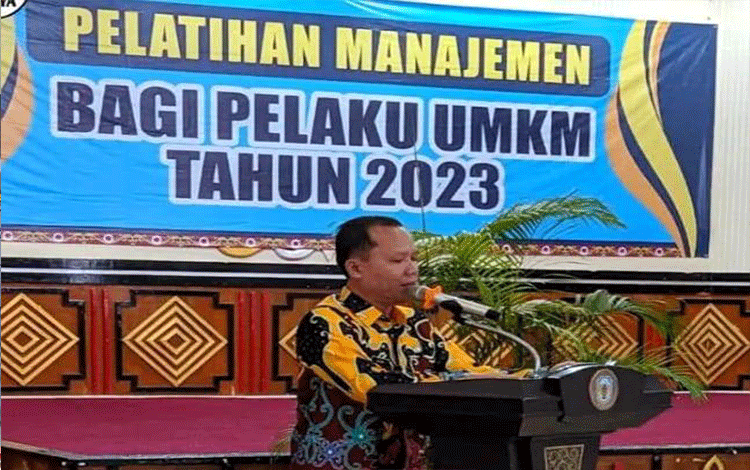 Melalui Pelatihan Pelaku UMKM di Mura Harapkan Paham Fungsi Manajemen