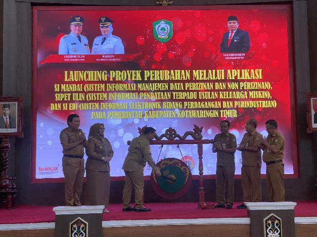 Resmikan Peluncuran Tiga Aplikasi Pelayanan, ini Harapan Halikinnor 