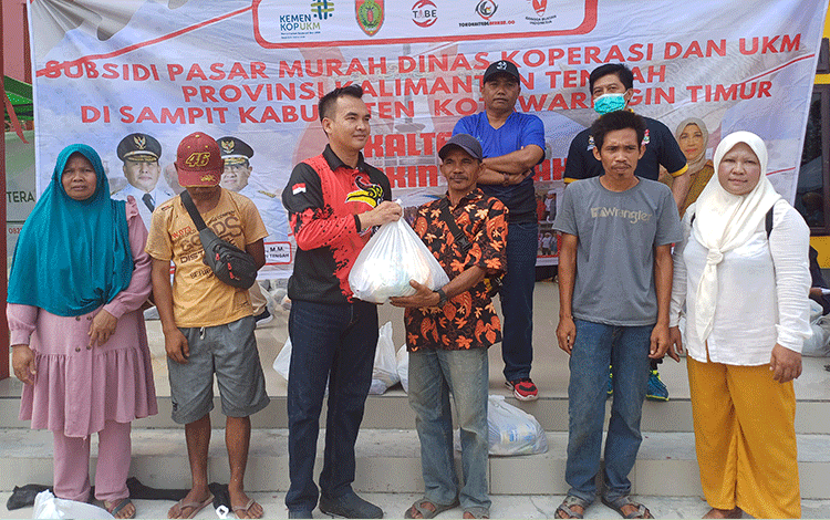 MB Ketapang Dapat 1000 Paket Sembako Subsidi dari Pemprov Kalteng