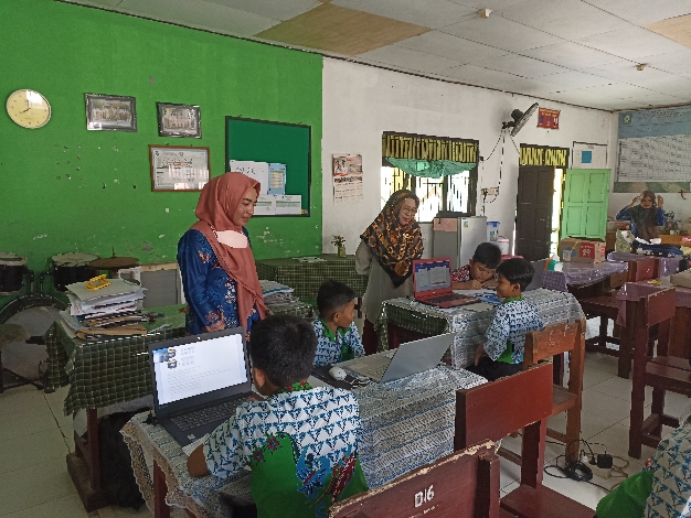 ANBK di SDN 5 Baamang Hilir Diikuti 16 Siswa