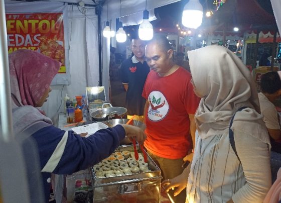 Ketua UMKM Harati, Rahmat Noor atau Rahmat Kotim pada Pekan Raya Sampit di Stadion 29 Nopember, Rabu 4 Oktober 2023.