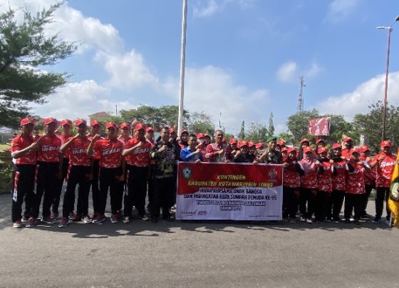 Kotingen Kabupaten Kotim akan diberangkatkan ke Kabupaten Kapuas mengikuti Ikrar bersama Anak Bangsa peringatan Hari Sumpah Pemuda ke 95