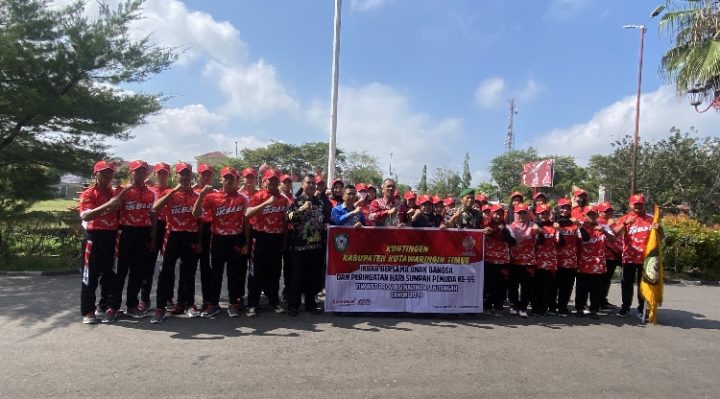 Kotingen Kabupaten Kotim akan diberangkatkan ke Kabupaten Kapuas mengikuti Ikrar bersama Anak Bangsa peringatan Hari Sumpah Pemuda ke 95