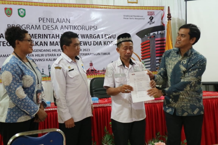 Luar Biasa! Desa Bagendang Hilir Raih Predikat “Istimewa” Desa Antikorupsi KPK