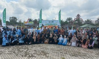 Para peserta kegiatan kemah brigade masjid di Masjid Agung Wahyu Al Hadi, Jalan Jenderal Sudirman KM 3 Sampit, Sabtu 21 Oktober 2023.