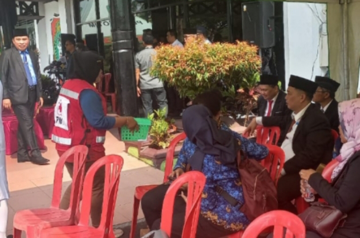 KNPI Kotim bersama PMI Galang Dana Solidaritas Palestina