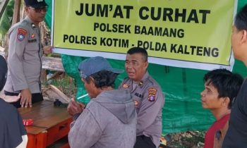 Polsek Baamang tampung keluhan masyarakat lewat Jumat Curhat, Jumat 6 Oktober 2023.