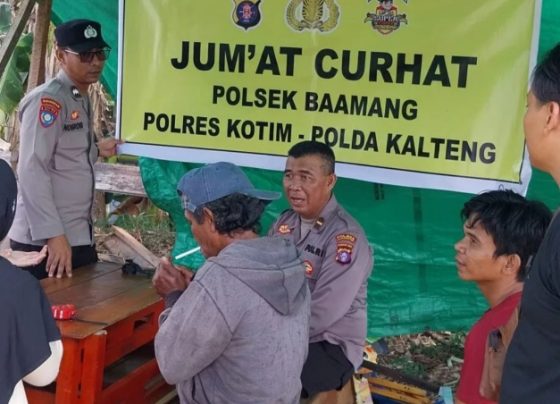 Polsek Baamang tampung keluhan masyarakat lewat Jumat Curhat, Jumat 6 Oktober 2023.