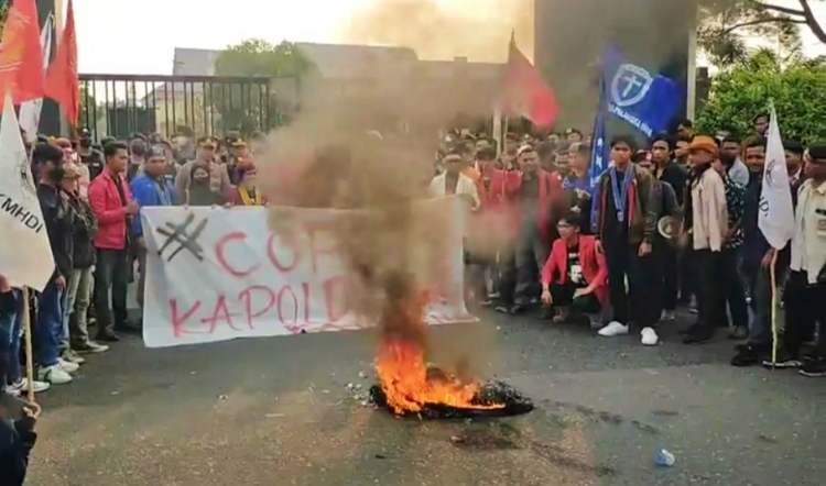 Penembakan Warga di Bangkal, Ratusan Mahasiswa di Palangka Raya Kembali Demo