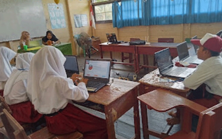 SDN 1 Samuda Kecil Pertama Kali Laksanakan ANBK Mandiri