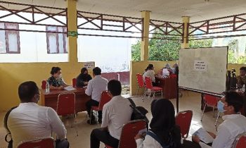 Suasana registrasi ulang pelamar calon PPPK Kotim.