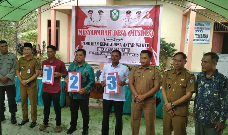 Tiga Calon Bersaing untuk Duduki Kades PAW Telaga Baru