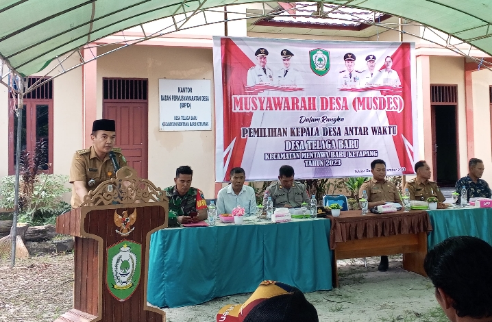 Desa Telaga Baru Adakan Musdes Pemilihan Kades PAW
