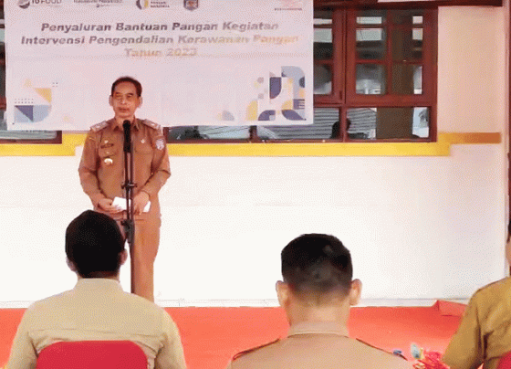 DKP Mura Gelar Penyerahan Bantuan Pangan Secara Simbolis