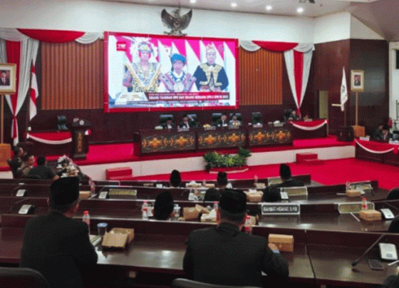 DPRD Mura Gelar Paripurna Mendengarkan Pidato Kenegaraan Presiden Joko Widodo